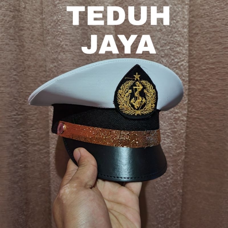 TOPI AL ANAK / TOPI PET ANAK / TOPI ANGKATAN LAUT ANAK / TOPI PROFESI ANAK ANGKATAN LAUT
