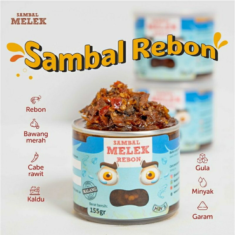 

SAMBAL MELEK REBON / SAMBAL REBON / SAMBAL PEDAS