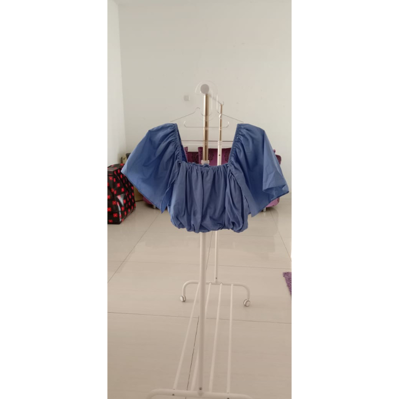 preloved zara set blue