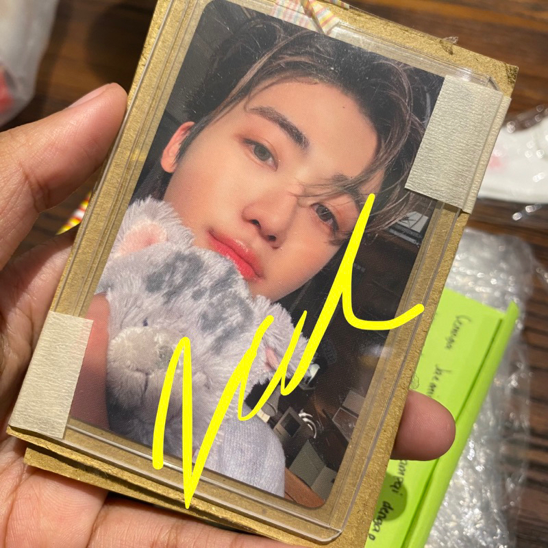 pc photocard lucky draw ld agit withmuu jaemin boneka istj nct dream