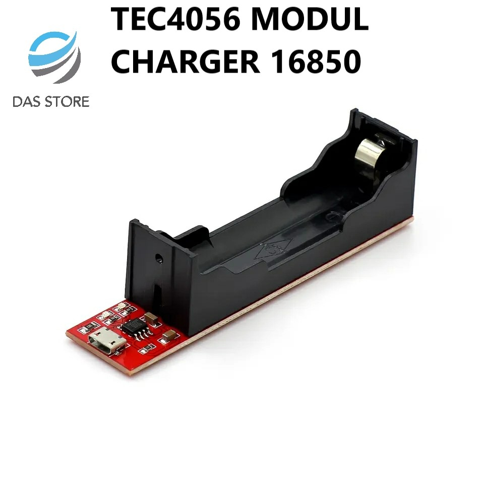 Modul Charger Baterai Lithium 18650 4.2V Micro USB TEC4056 TP4056