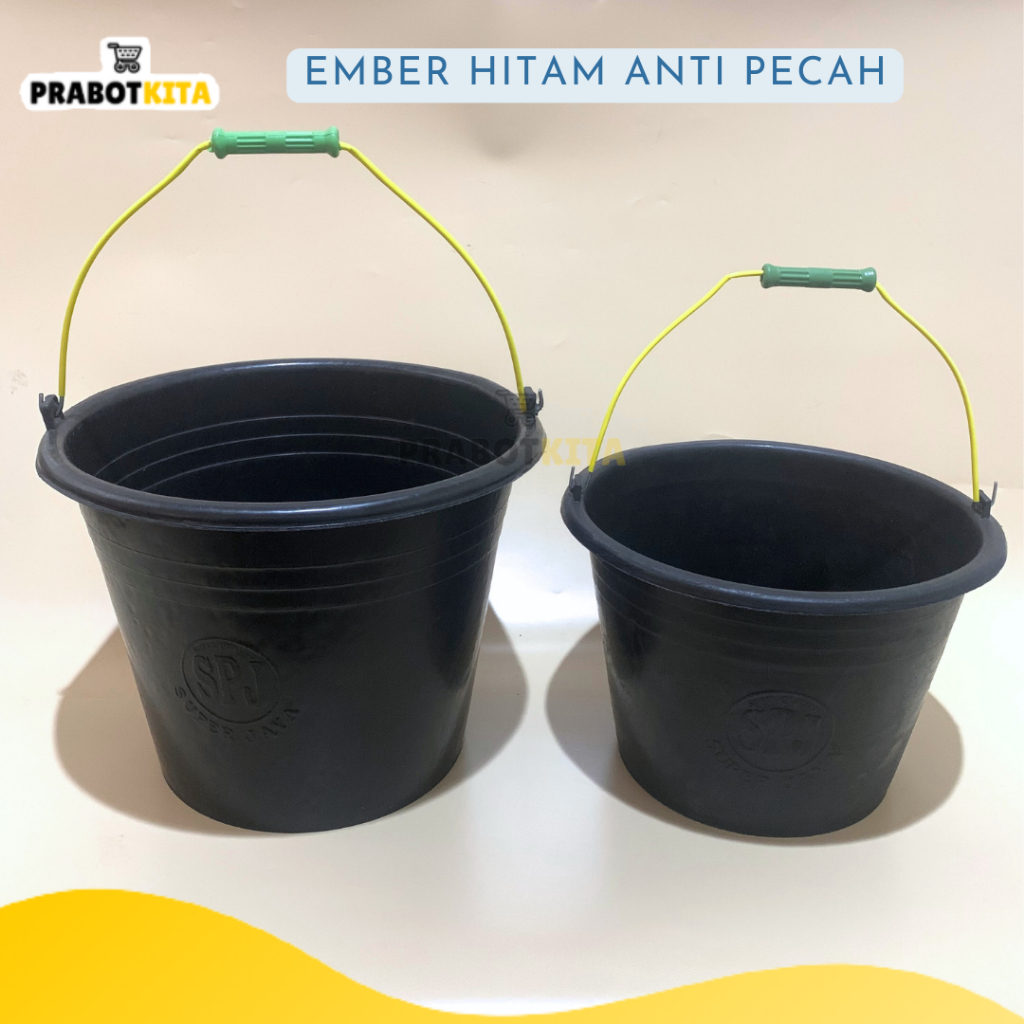Ember Hitam Anti Pecah / Ember Hitam Cor 18 22 / Ember Timba