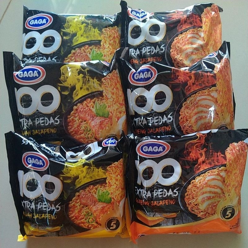 

Gaga mie jalapeno sepaket isi 5