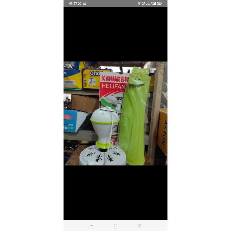 kipas angin baling baling 30 watt 4baling, minifan , kipas gantung , kipas helikopter 4 baling