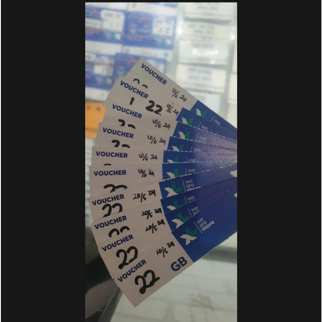 VOUCHER KUOTA KARTU XL 22 gb 30 hari