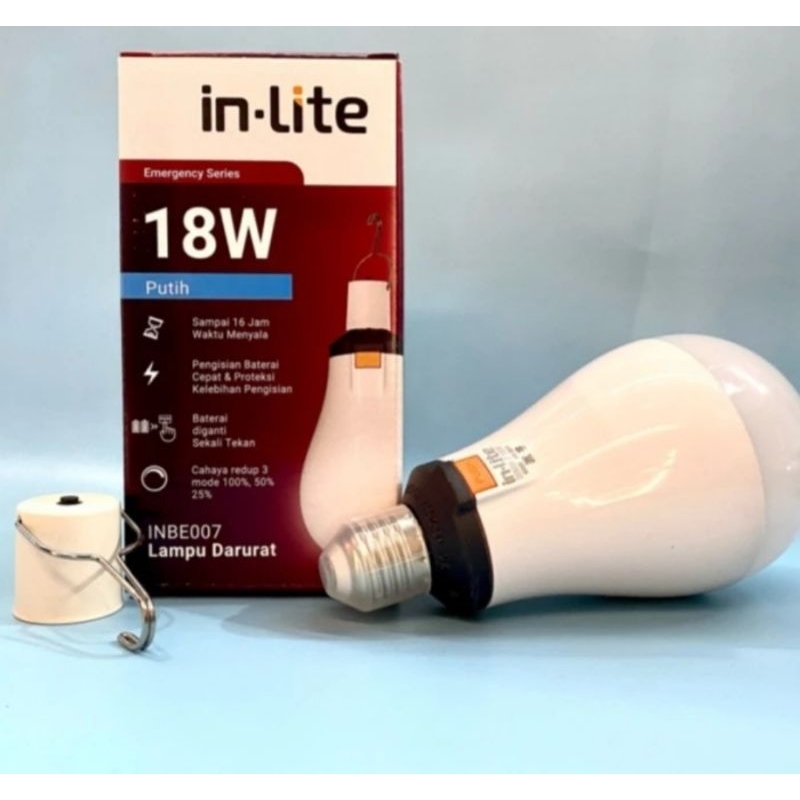 LAMPU EMERGENCY IN LITE 18 WATT / LAMPU DARURAT 18 WATT