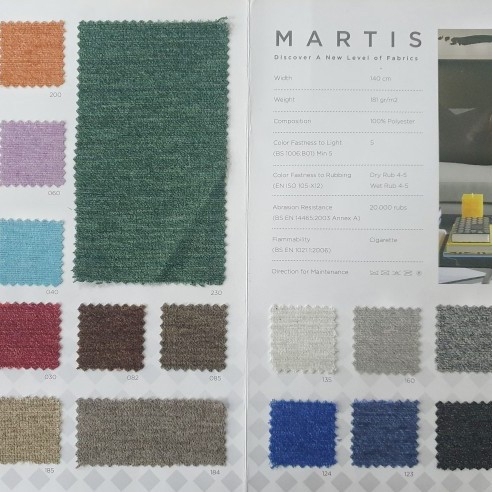 Kain Polos - Martis - Interior Sofa Kursi Mebel Furniture