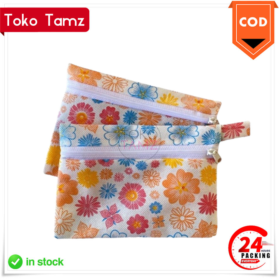 COD MAKASSAR Dompet Koin Cantik Motif Bunga Shopee TokoTamz Online Shop Makassar Toko Tamz