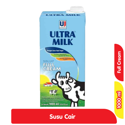

ULTRA MILK Susu UHT Full Cream 1 L