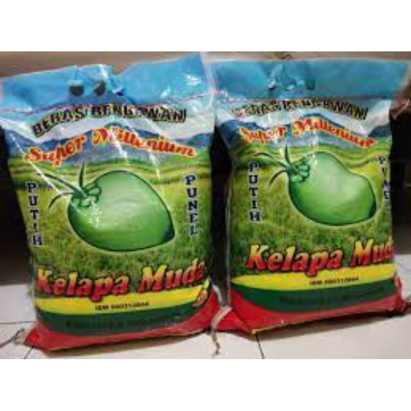 

Beras Kelapa Muda Repacking 1200gr | Beras Kelapa Muda Repack 1200gr