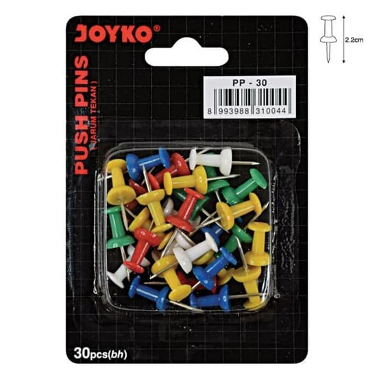 

Push Pin / Jarum Tekan / Paku Pin Joyko PP-30