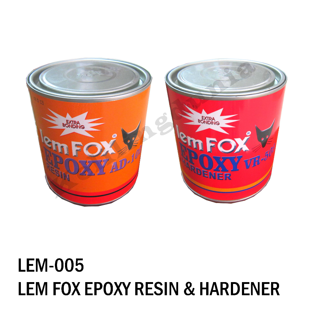

Lem Fox Epoxy Resin Hardener Komplit