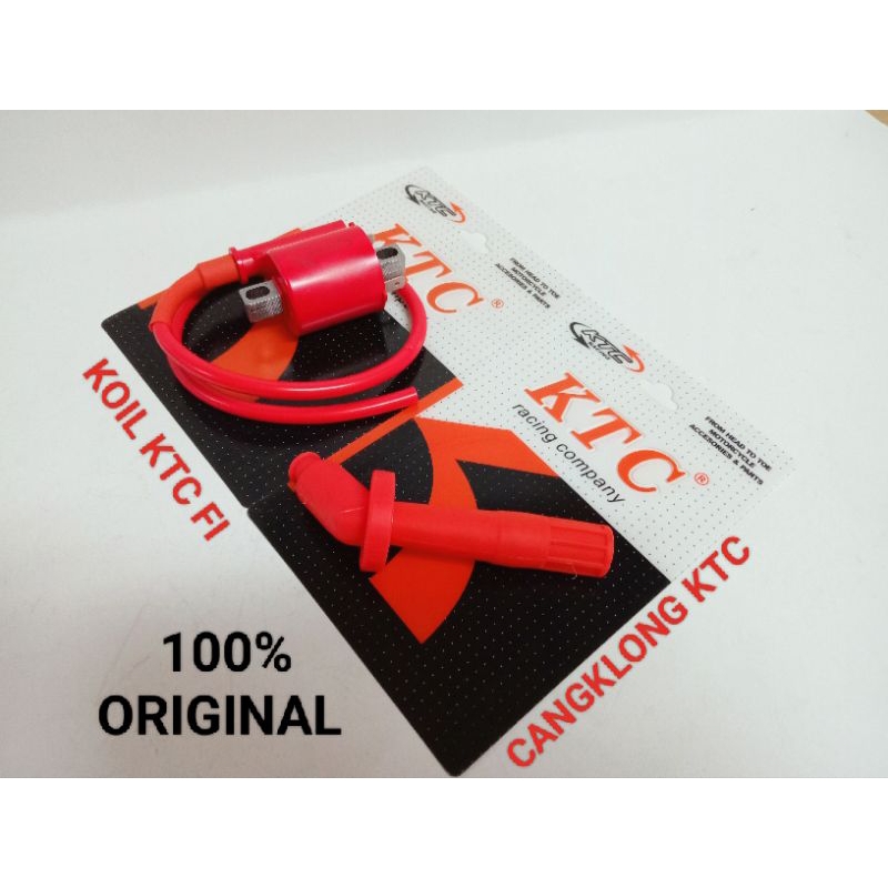 PAKETAN PENGAPIAN MOTOR MERK KTC RACING KOIL/COIL KTC RACING PLUS KOP/DOP BUSI RACING KTC SATRIA FU 