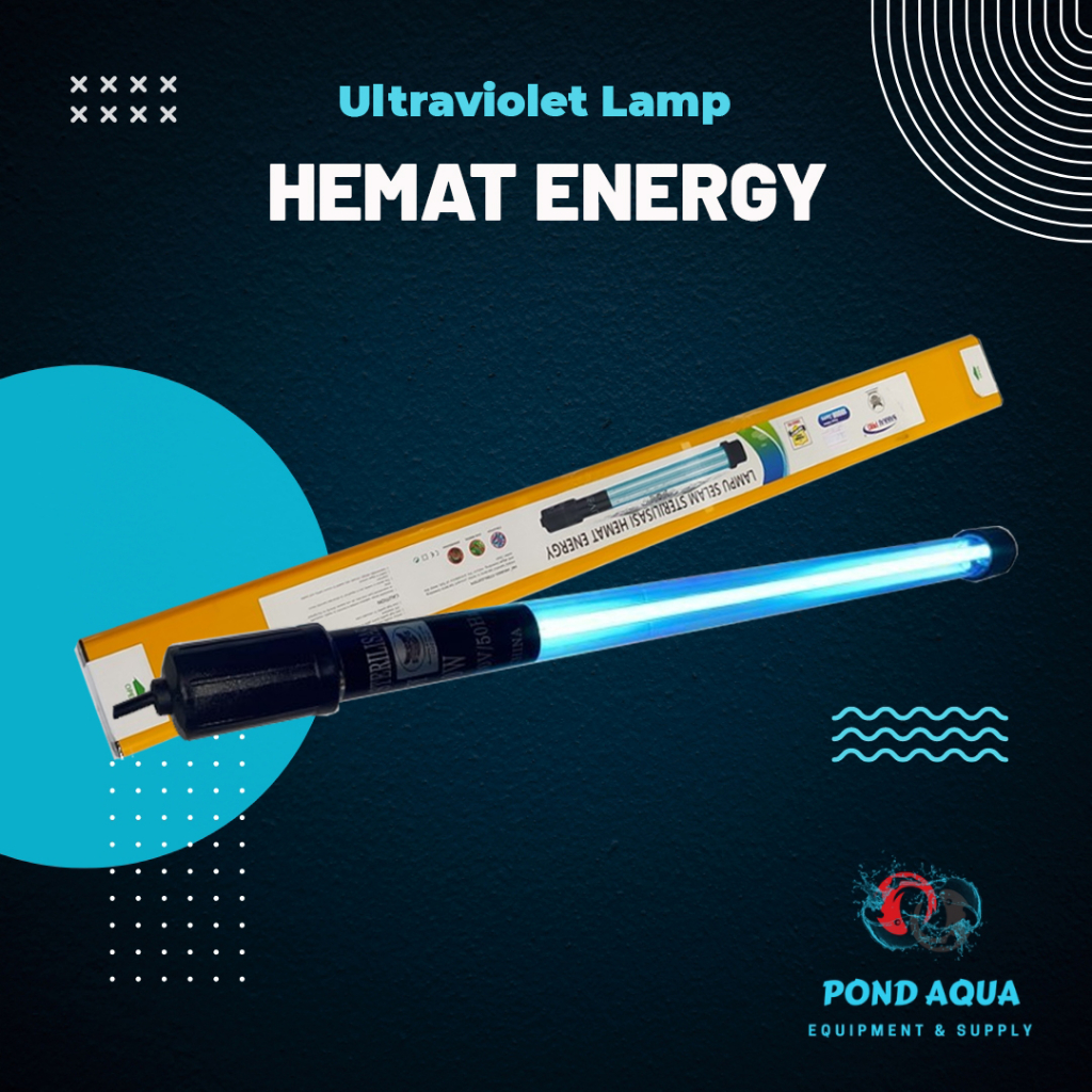 Lampu Selam Sterilisasi Air Kolam Tandon UV Celup 100 Watt