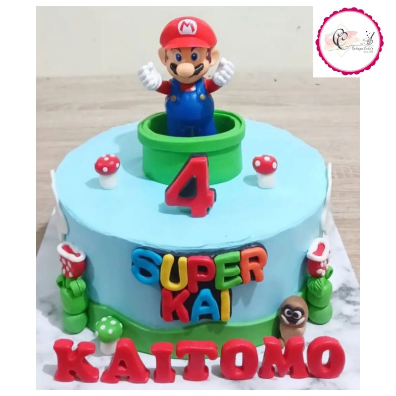 

Super Mario Cake / Mario Bross Cake / Kue Ulang Tahun Super Mario