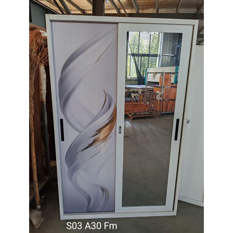 lemari pakaian sliding okelo