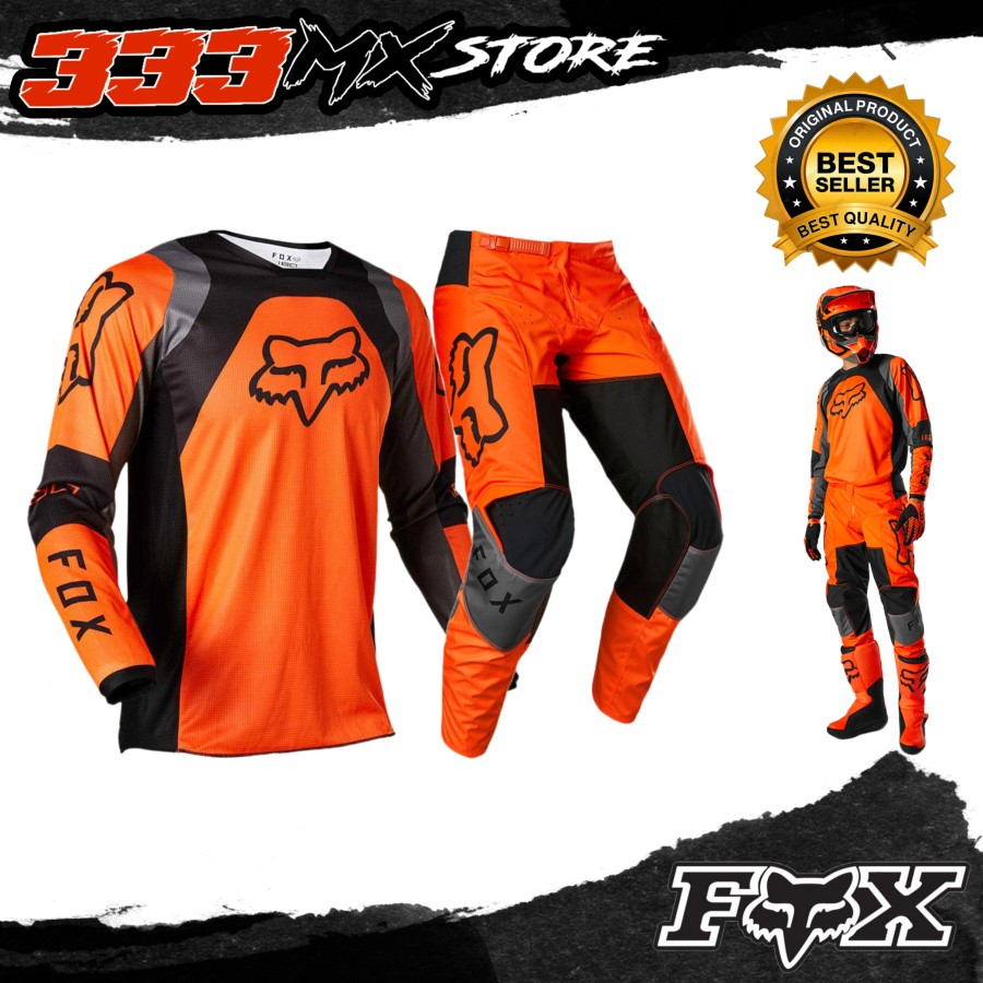FOX 180 Lux Jerset Fox Orange Motocross Jersey FOX 180 Lux Original