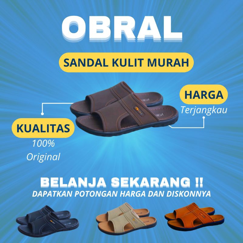 Sandal Pria selop jepit import