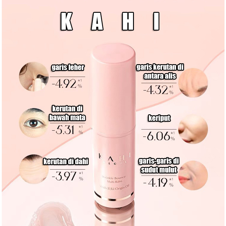 ✨Kahi Wrinkle Bounce Moisturizing Multi Balm Stick 9g ✨Eye Balm✨Anti penuaan Anti-Kerut