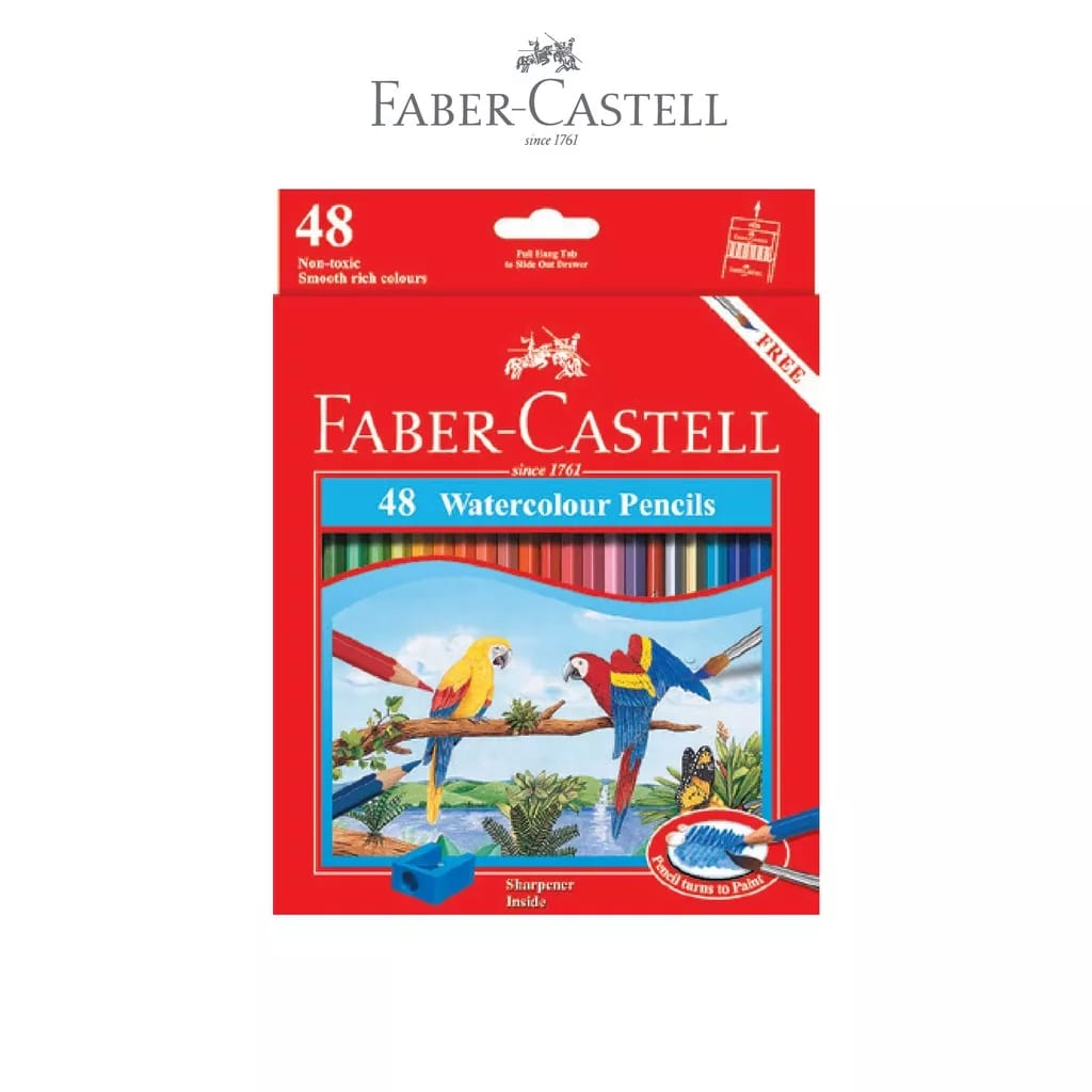

Anekasalim - Pensil Warna Watercolour Faber Castell 48 Warna Panjang 114468