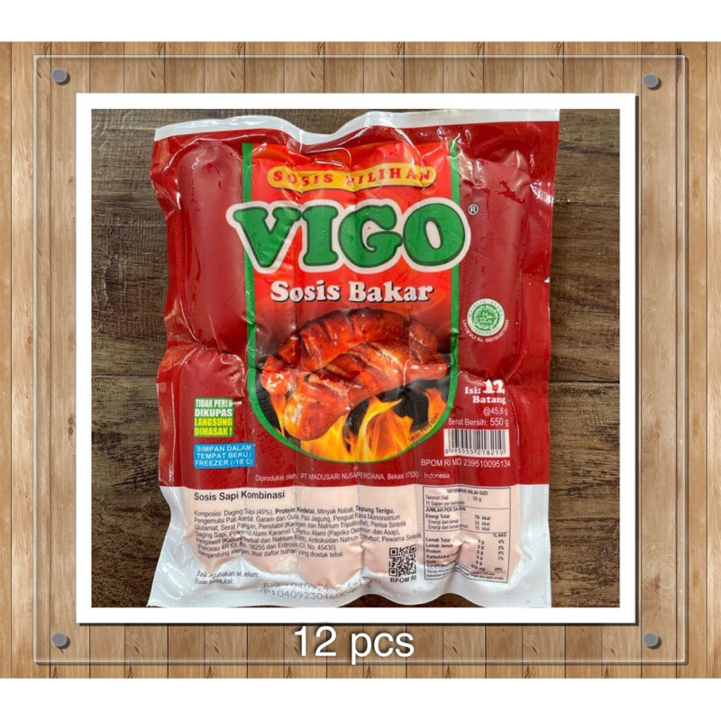 

Vigo Sosis Bakar Mini (12 pcs) 500gr