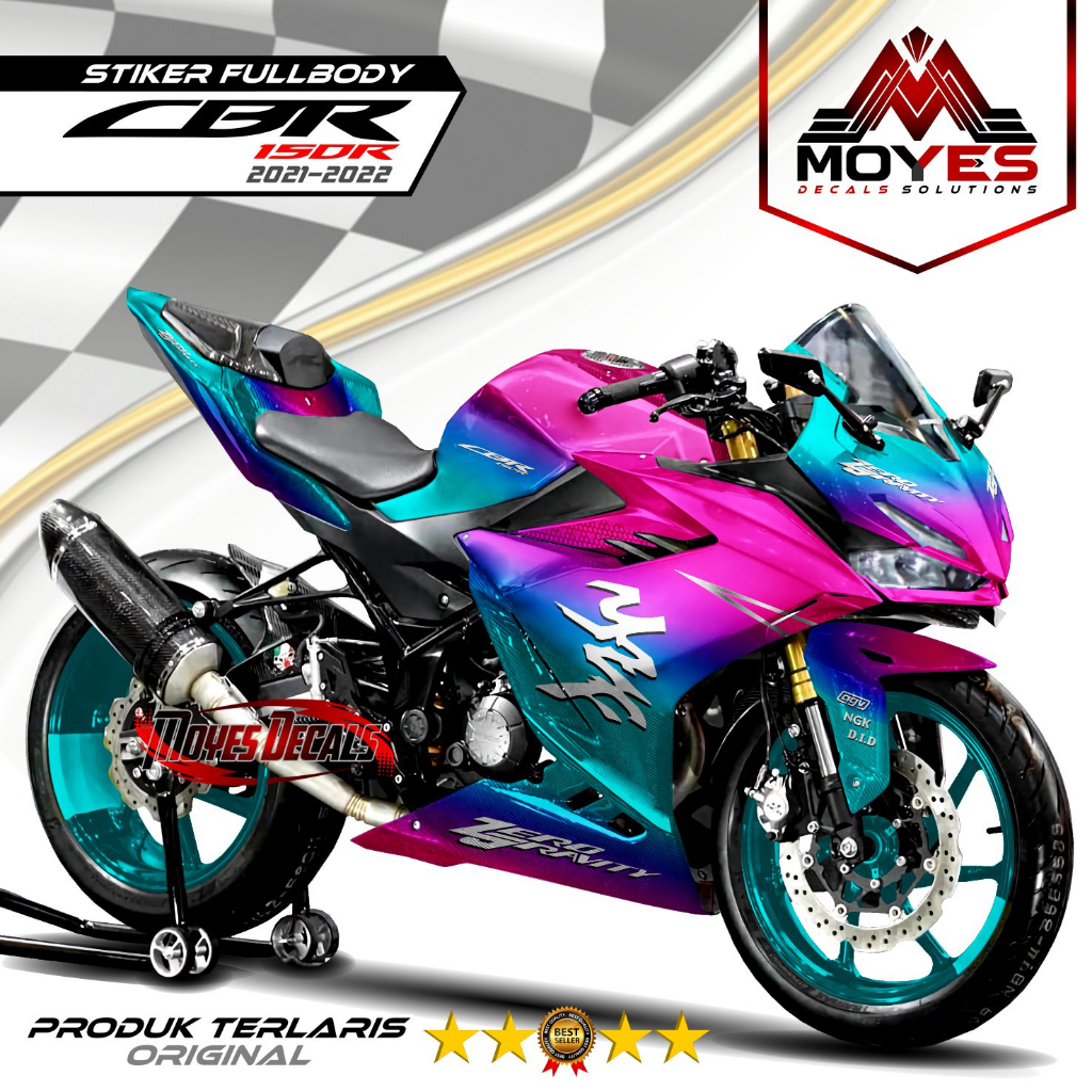 TERBARU Decal CBR 150R 2021 - Stiker CBR 150R 2021 - Dekal CBR 150R 2021 Full Body - Striping CBR 15