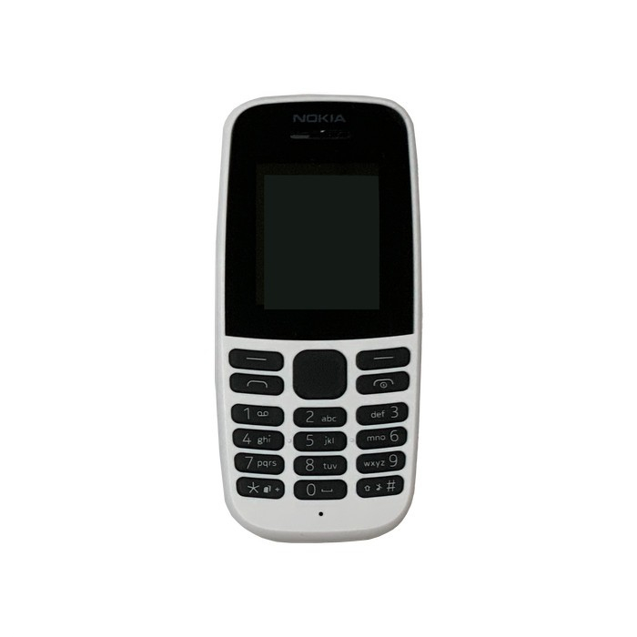 HP Handphone JADUL 105 2019 Dual Sim bahasa indonesia suara besar - White