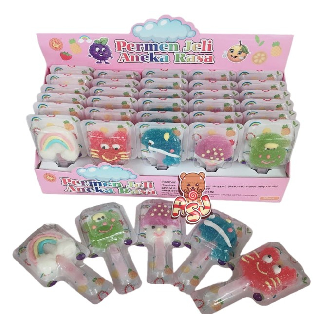 

WILL LOLLY JELLY BOX ISI 30 X 18GR ( MOTIF RANDOM )