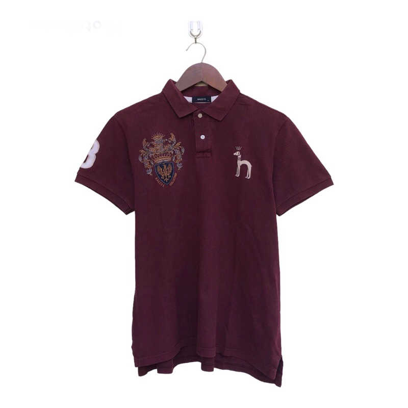 POLO SHIRT HAZZYS BIG LOGO BORDIR