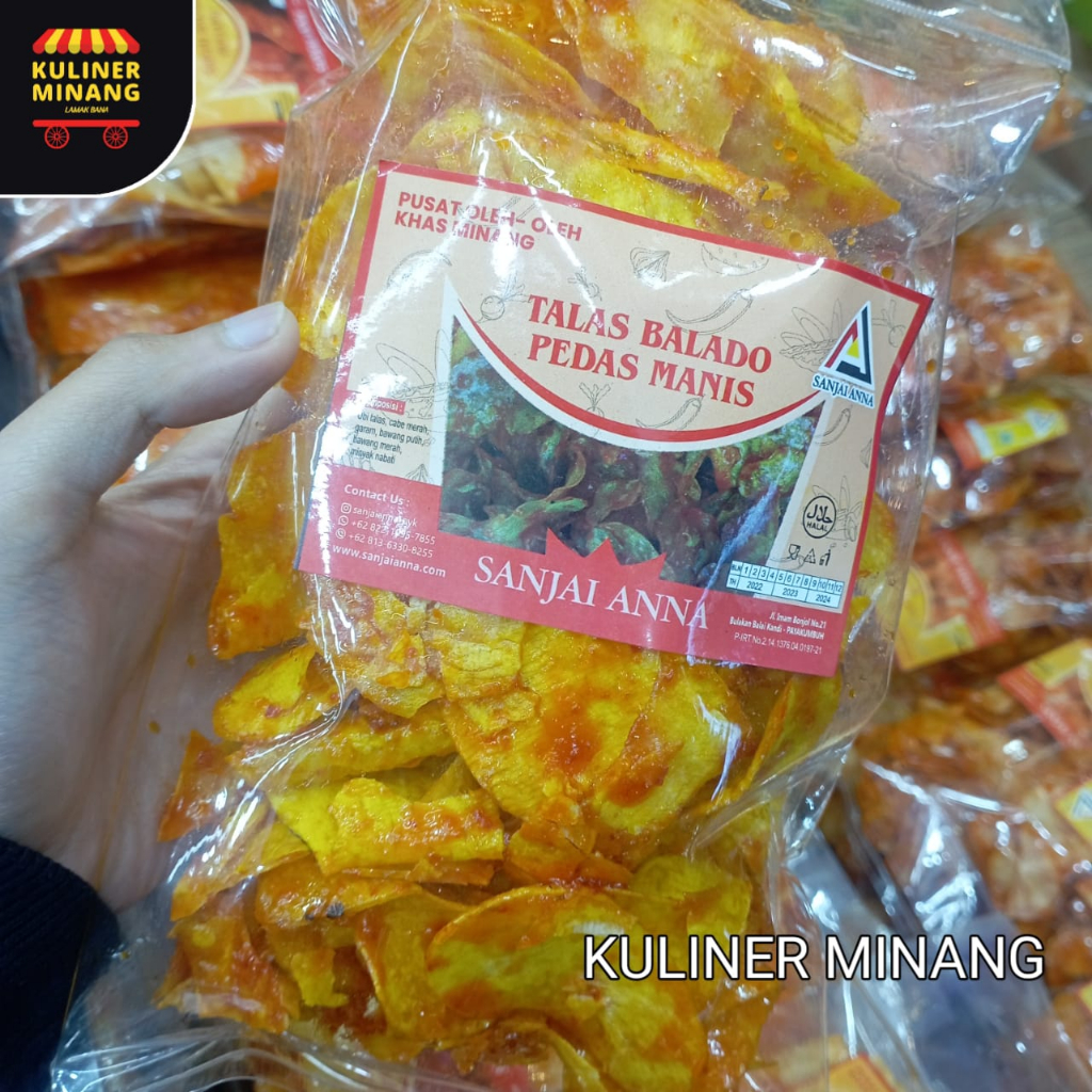 

Keripik Talas Balado X Pedas Manis 3 Saudara Anna 250 gr Oleh Oleh Cemilan Makanan Payakumbuh Padang Khas Pariaman Jajanan urang awak Snack Kuliner Minang Kabau Murah Gurih Renyah Enak Spicy Resmi 100% Halal Original AX01