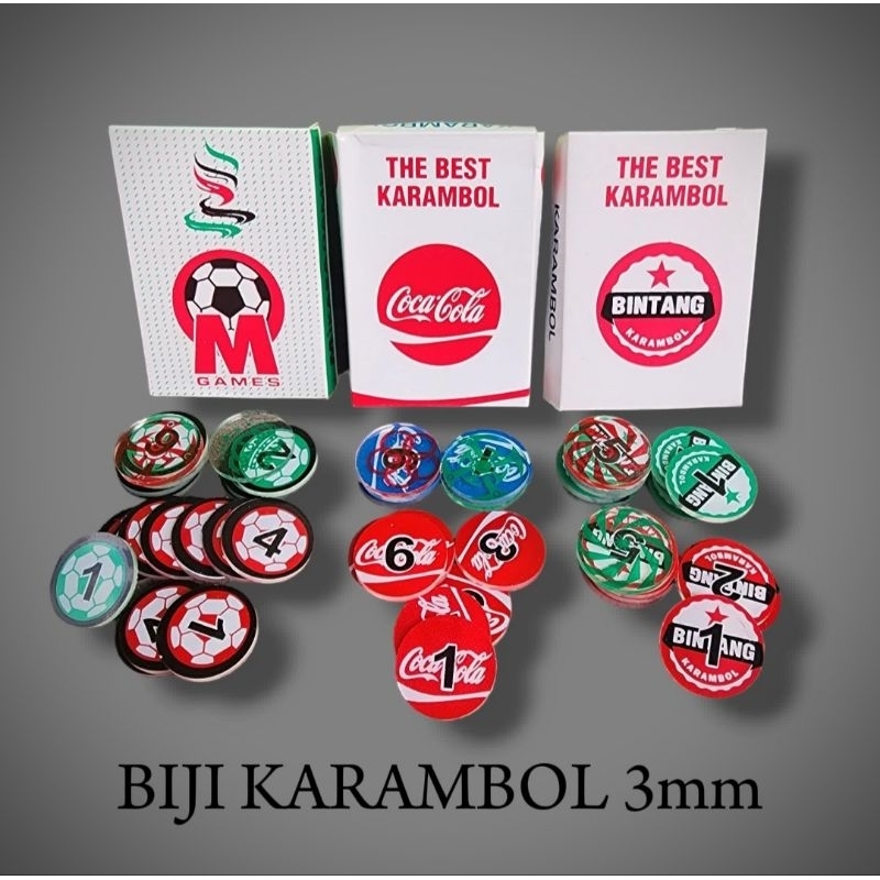 BIJI KARAMBOL 3mm