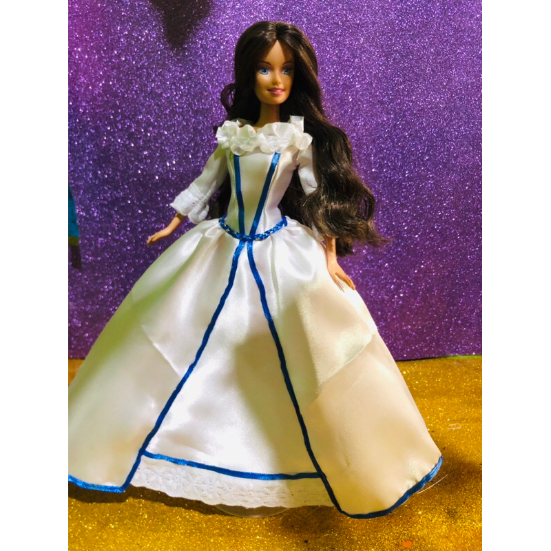 Gaun Barbie Erika Wedding Barbie Princess & The Pauper Handmade