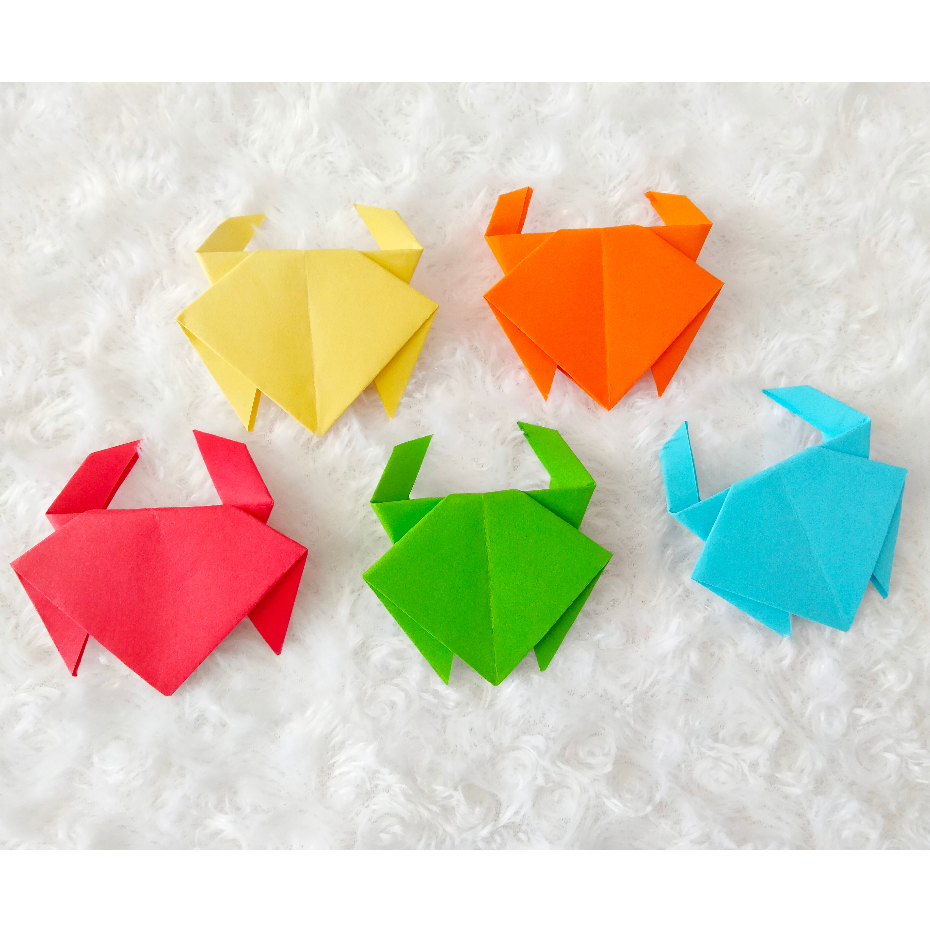 

KEPITING Origami/ Mainan Anak/ Edukasi Anak