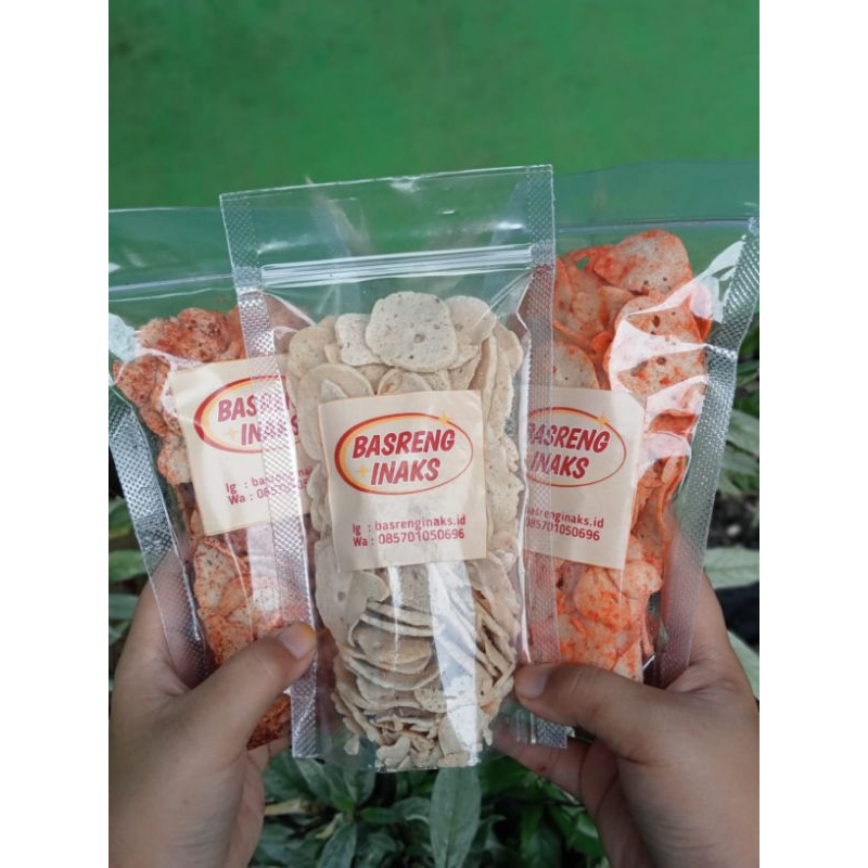 

BASRENG INAKS||KEMASAN POUCH||BUAT CEMILAN DIJAMIN ENAK DAN NAGIH