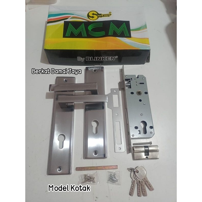 Kunci Pintu Besar / Handle Pintu Large 1 Set Komplit