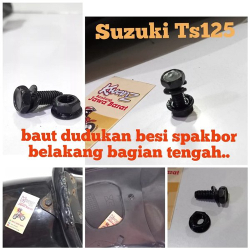 Jual baut besi spakbor Suzuki TS125 baut besi spakbor TS125 baut spakbor belakang Suzuki Ts125 baut 