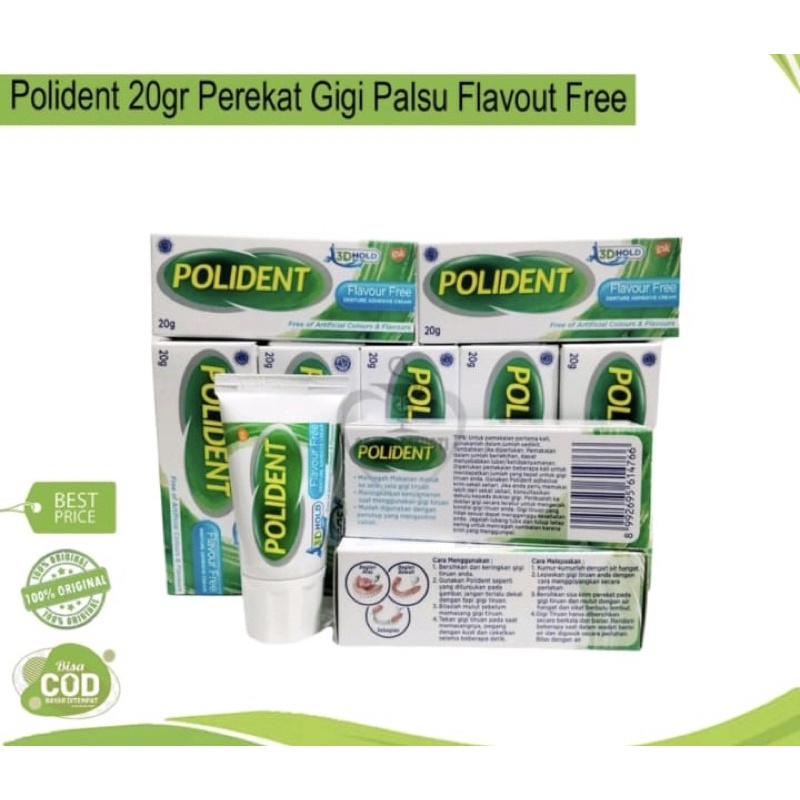 POLIDENT LEM GIGI PALSU 20 GR ORIGINAL
