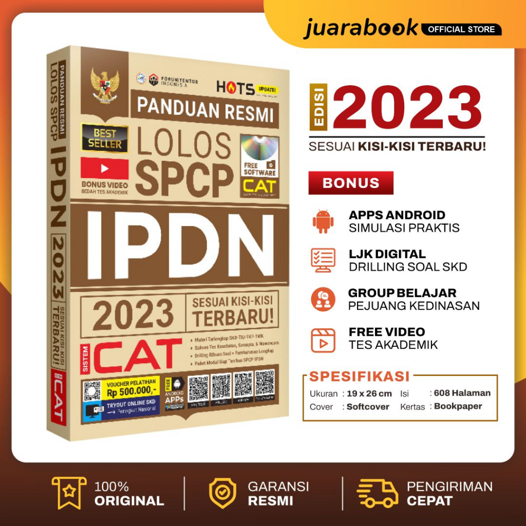 Buku SPCP IPDN Panduan Resmi Lolos SPCP 2023