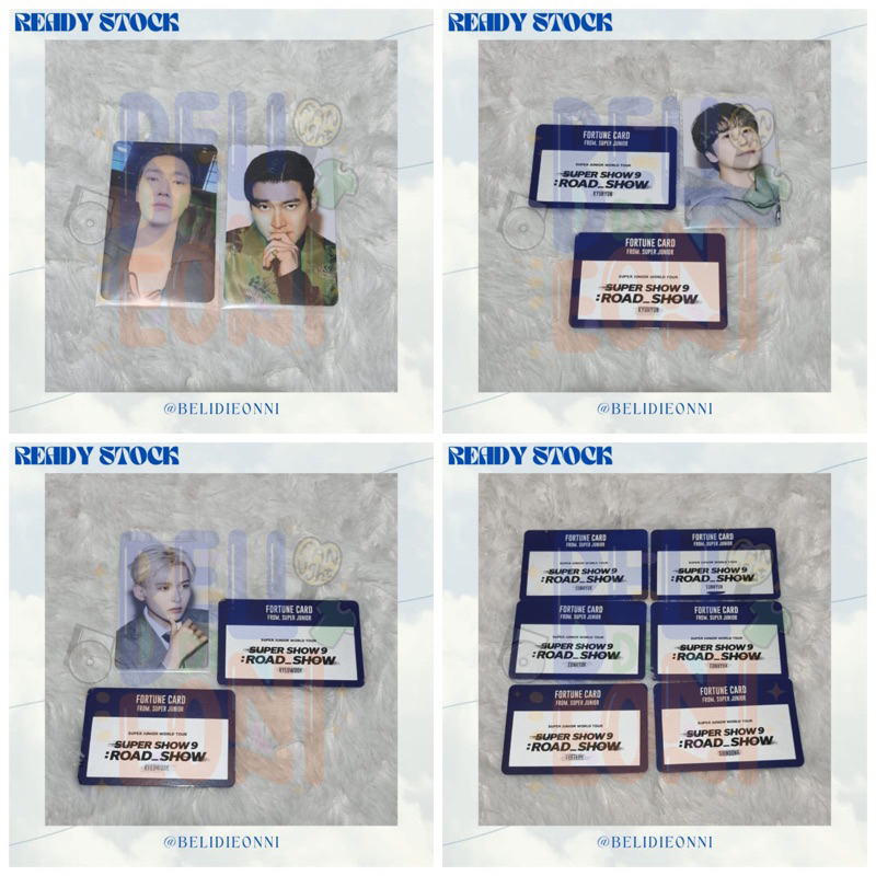 READY STOCK Super Junior SS9 Encore Fortune Scratch