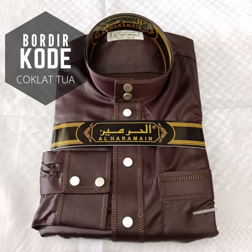 JUBAH AL HARAMAIN BORDIR MANSET PREMIUM