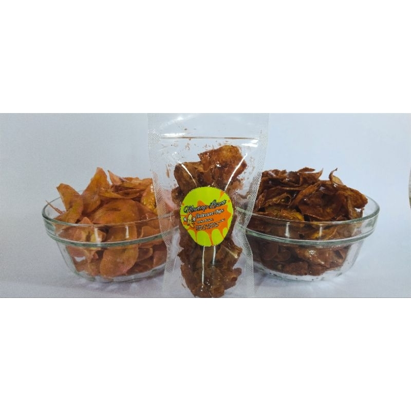 

keripik pisang coklat lumer jajanan makanan ringan