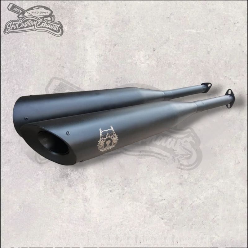 knalpot custom silincer plus slip on regal raptor daytona 250 300 cc