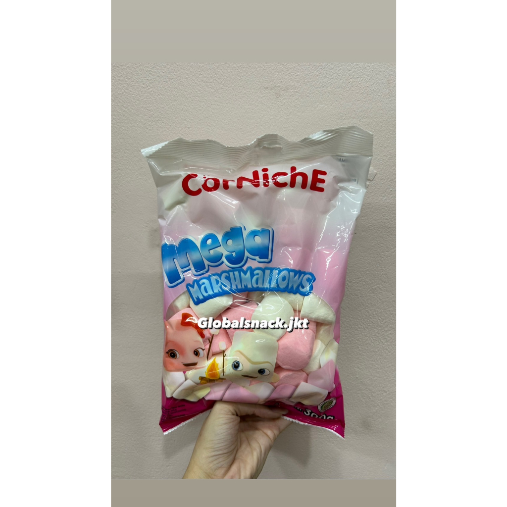 

CORNICHE MEGA PINK WHITE MARSHMALLOWS / SNOW WHITE MARSHMELLOW 300g