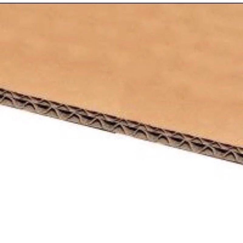 

kardus lembaran 25x25 cm tebal 7 ml double wall
