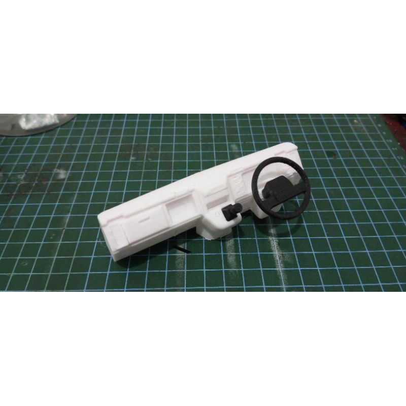 dashboard miniatur rc truk canter skala