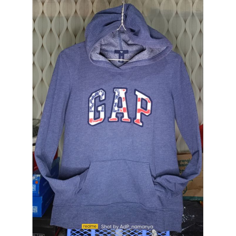 Sweater Hoodie Biru Navy GAP America