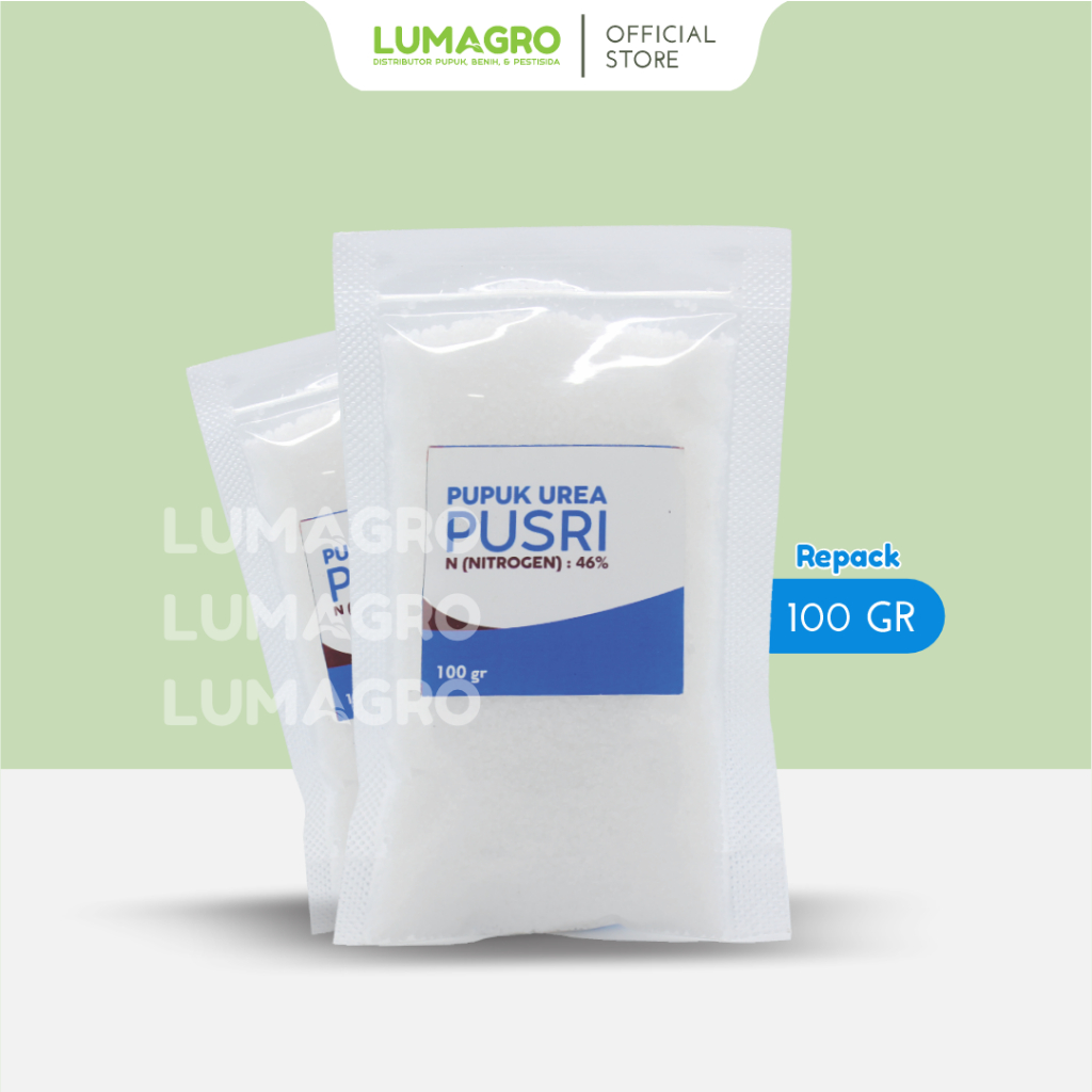 Pupuk Urea Pusri 100gr Repack Non Subsidi Nutrisi Mempercepat Proses Pertumbuhan