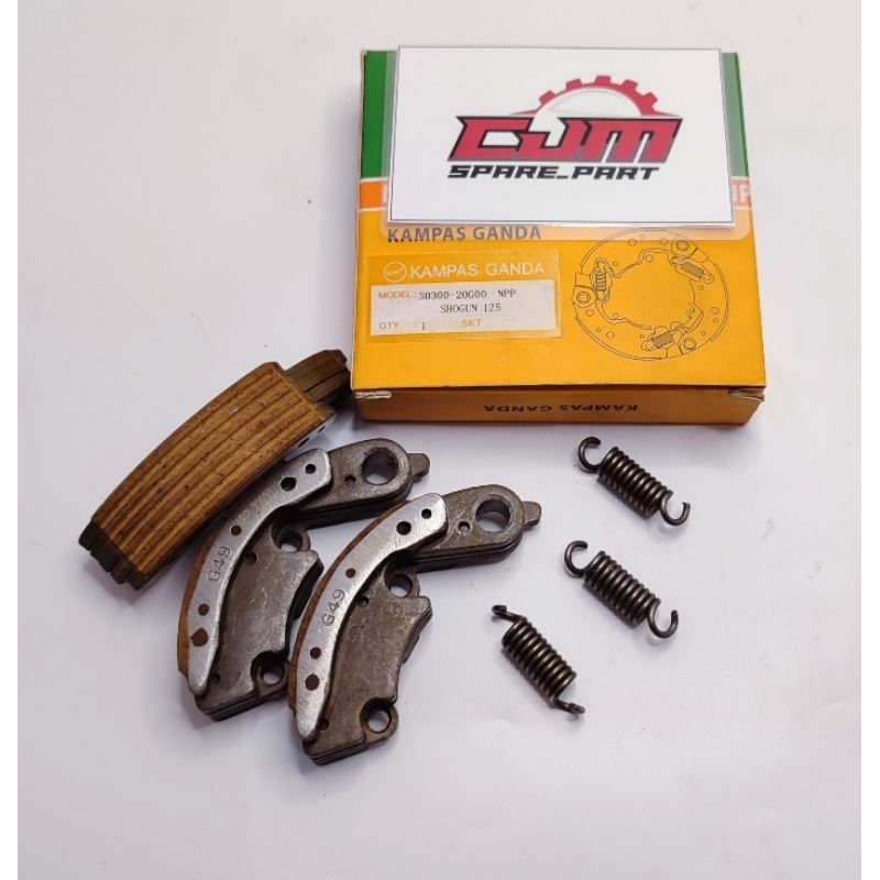 kampas ganda otomatis ganda kopling shogun 125 fl nr rr original npp