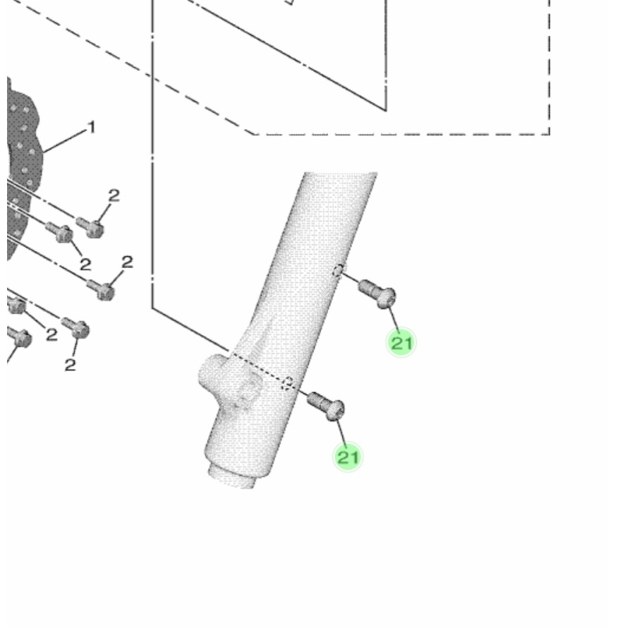 BAUT DUDUKAN KALIPER CAKRAM DEPAN WR155 WR 155 ASLI ORIGINAL YAMAHA