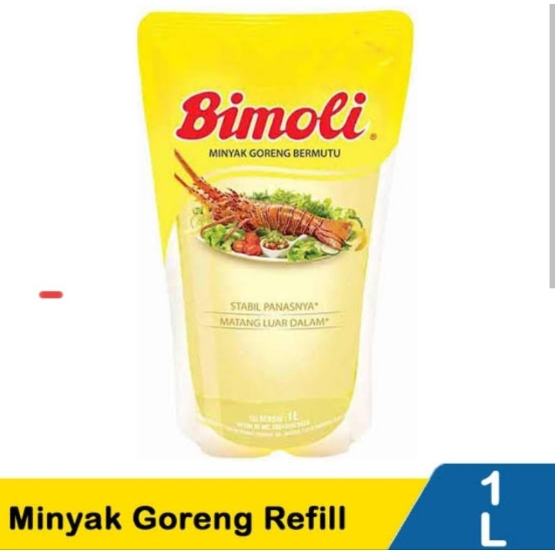 

Minyak goreng 1 liter Bimoli